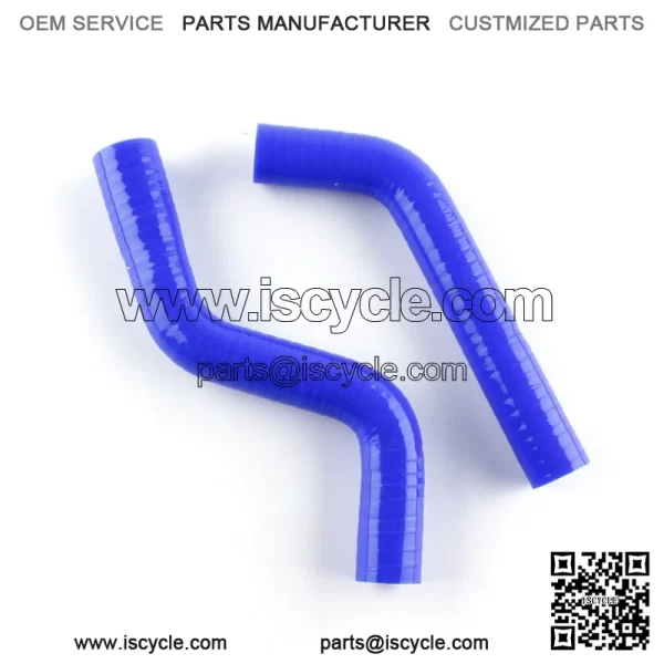 Blue For Yamaha YFZ450X 10-11/YFZ450R 2009-2013 Silicone Radiator Coolant Hoses - Image 4