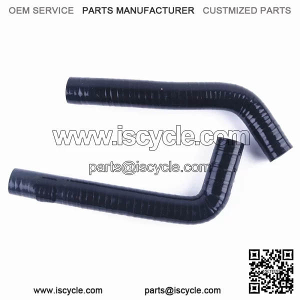 For 2004-2013 Yamaha YFZ 450 YFZ450 Silicone Radiator Hoses Black Coolant Pipe - Image 4