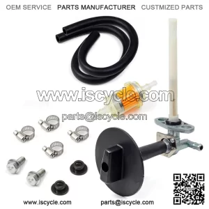 Fuel Valve Petcock & Lever Screw For Honda Foreman 450 TRX450 1998-2004