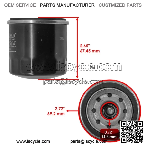Polaris Xplorer/Big Boss/Scrambler 500 Oil Filter - Image 2