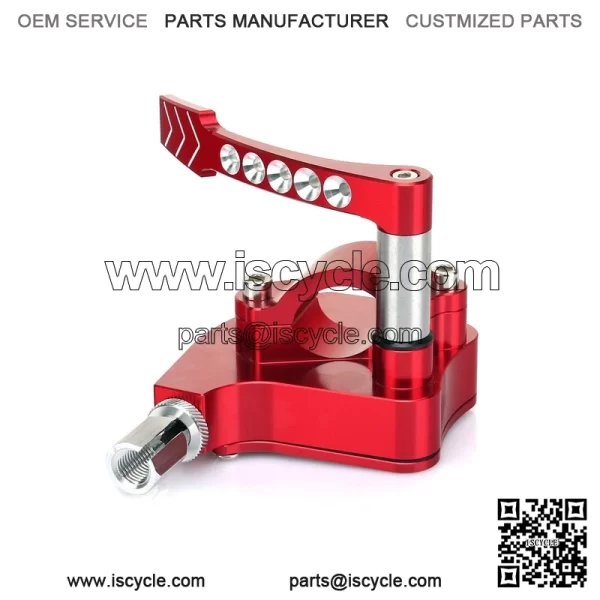 Thumb Throttle Assembly For Honda TRX 450R 450ER 300EX 400EX LT-R450 Billet Red - Image 3