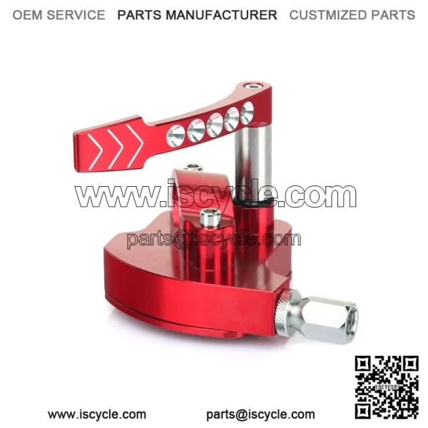Thumb Throttle Assembly For Honda TRX 450R 450ER 300EX 400EX LT-R450 Billet Red - Image 4