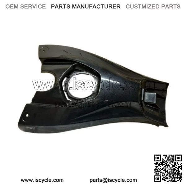 06-13 YAMAHA YFZ450 OEM GAS TANK COVER METALLIC  BLACK YFZ 450 - Image 2