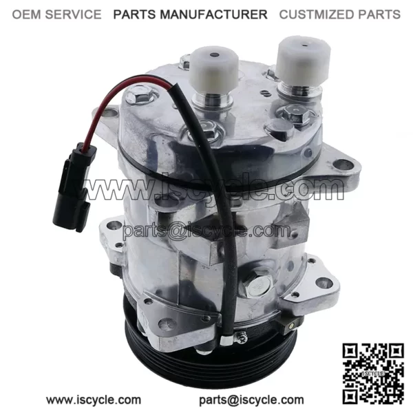 A/C Compressor QP5H11-1812 For Bobcat S550 S570 S590 S595 S650 T550 T590 E32 E35 - Image 3