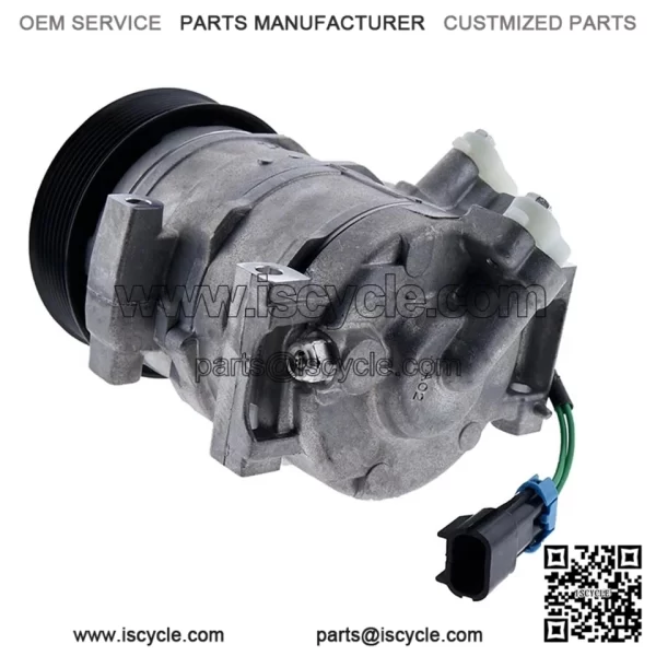 24V A/C Compressor AT367640 SE502623 RE284680 For John Deere E210LC E330LC 550K - Image 3