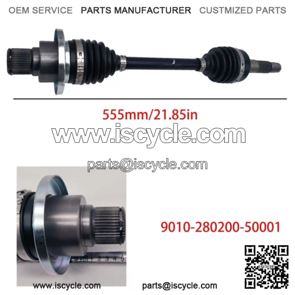 21.8in Rear Right CV Drive Shaft for CFMoto 500 X5 X6 CF800 9010-280200-50001 - Image 2