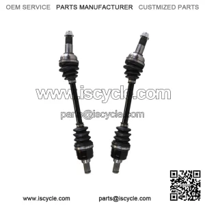 Rear CV Axle Shafts Pair 2 for 2007-2012 2013 Yamaha YFM700 Grizzly FI 4x4 Auto (For: Yamaha)