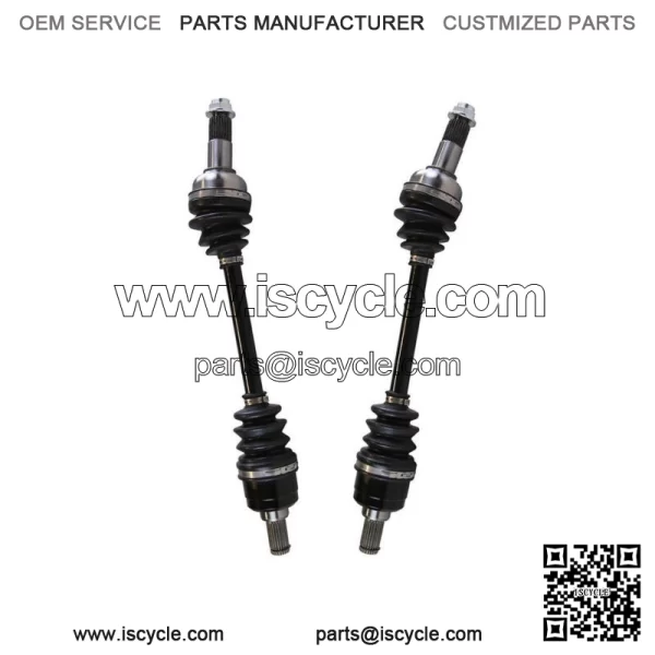 Rear CV Axle Shafts Pair 2 for 2007-2012 2013 Yamaha YFM700 Grizzly FI 4x4 Auto (For: Yamaha)