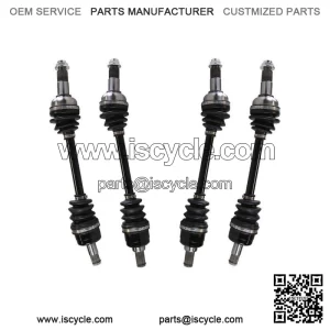 Front and Rear CV Axle Shafts Set of 4 for Yamaha YFM700 Grizzly FI 4x4 Auto (For: Yamaha)