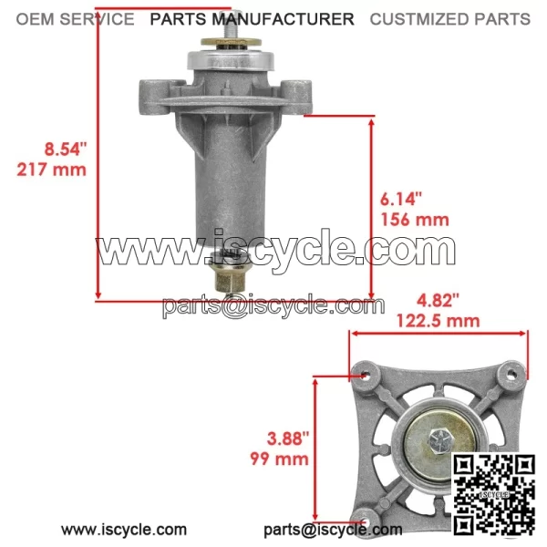 Spindle Assembly For Husqvarna Ayp Dixon Craftsman 285-585 532187292 587819701 - Image 2