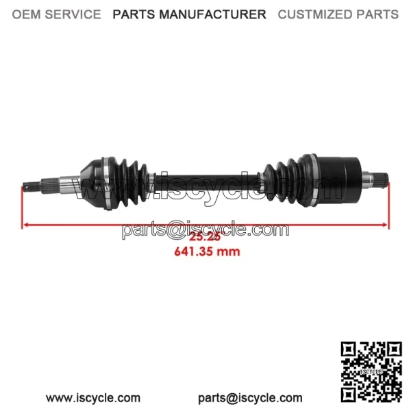 Rear Left CV Axle For Can-Am Renegade 1000R 570 XMR 2019-2024 / Renegade 850 20 - Image 2