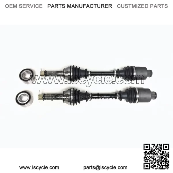 Set of Rear Axles & Bearings for Polaris Sportsman 400 500 & 800 11-15