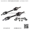 Front Axles with Bearing Kits for Honda Foreman, Rincon & Rubicon 500/680