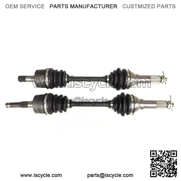 Pair of Front Axles for Yamaha Grizzly 660 4x4 2002