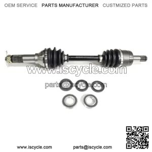 Front CV Axle & Wheel Bearing Kit for Yamaha Kodiak 400 2000-2002