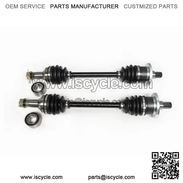 Set of Front Axles & Bearings for Arctic Cat 450 500 550 650 700 1000
