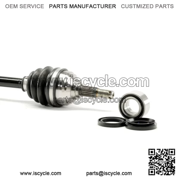 Front Right Axle & Bearing Kit for Arctic Cat 300 400 454 500 98-01 - Image 3