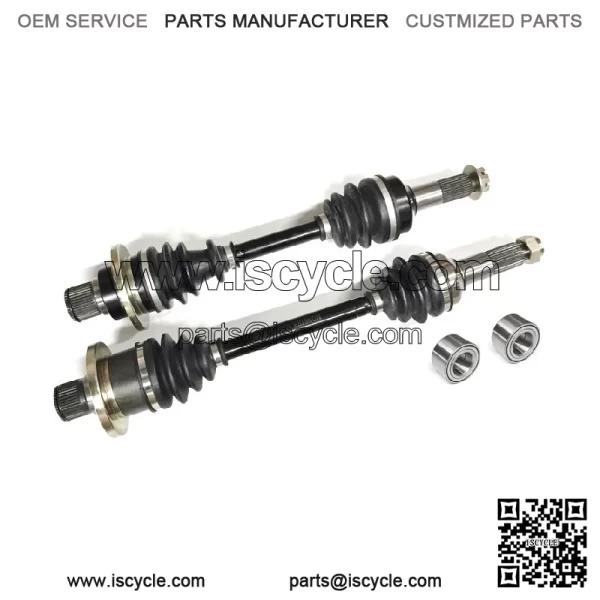 Set of Rear Axles & Wheel Bearings for Yamaha Grizzly 660 2003-2008