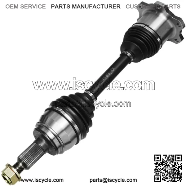 Pair Front CV Axle Shafts for Chevy Silverado GMC Sierra 1500 Tahoe Yukon 6-Lug - Image 2