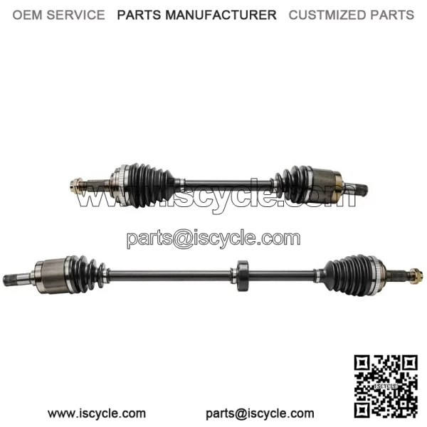 Pair Front Driver and Passenger Side CV Axle Shafts for 1992 - 2000 Honda Civic