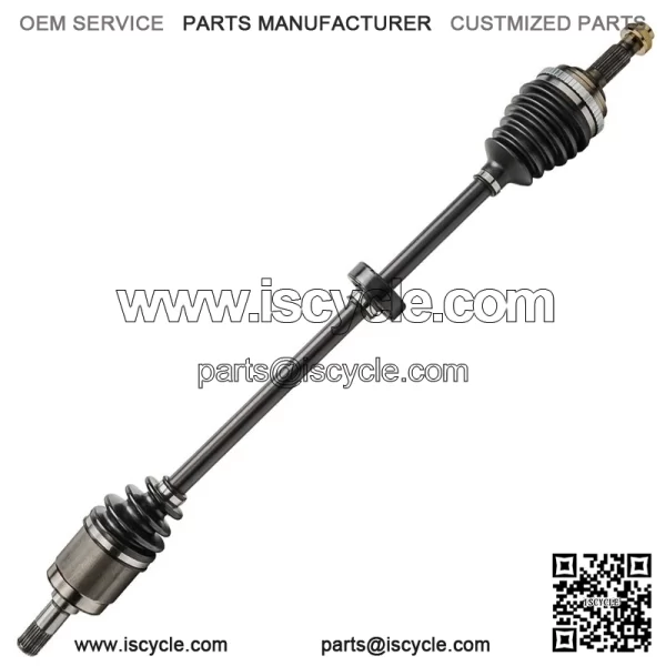 Pair Front Driver and Passenger Side CV Axle Shafts for 1992 - 2000 Honda Civic - Image 2