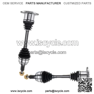 For 2000-2006 Chevy GMC Silverado Sierra 1500 Tahoe 4WD Pair Front CV Axle Shaft
