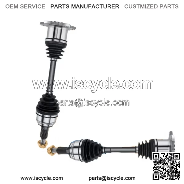 For 2000-2006 Chevy GMC Silverado Sierra 1500 Tahoe 4WD Pair Front CV Axle Shaft