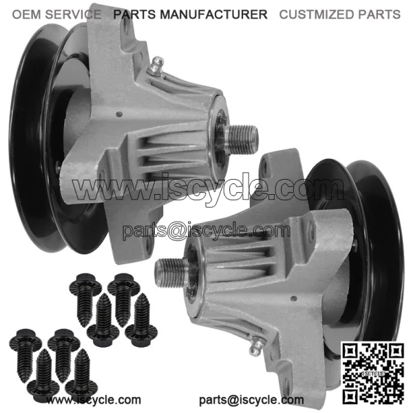 50" Deck Spindles for MTD White Outdoor GT-225 GT225 GT-2550 GT2550 / 918-0428B - Image 5