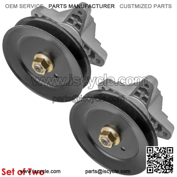 38" Deck Spindle w/ Pulley for White Outdoor LT-1700 13AV77TF090 13WV77TF090 - Image 3