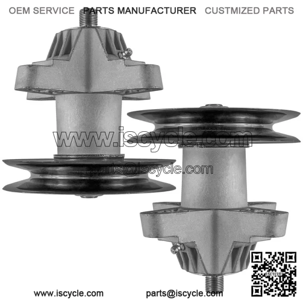 38" Deck Spindle w/ Pulley for White Outdoor LT-1700 13AV77TF090 13WV77TF090 - Image 4