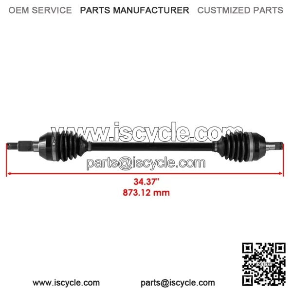 Can-Am Maverick X3 900 HO 2018 Front CV Axles (Left & Right Set) - Image 4