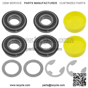 M96706 AM102888 M129036 24H1447 Front Wheel Bearing Kit For John Deere X540 X590