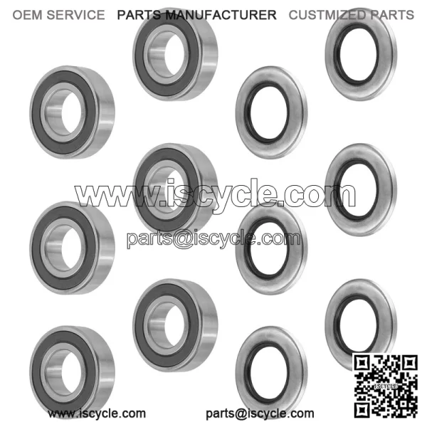 302585 10161 300441 Spindle Bearings w/ Hub Seals Repair kit for Dixie Chopper - Image 4