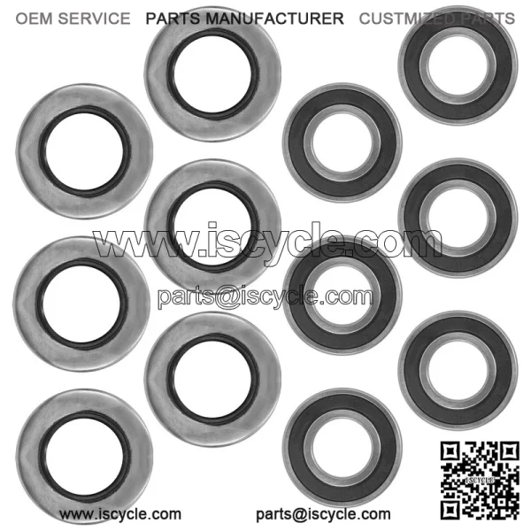 302585 10161 300441 Spindle Bearings w/ Hub Seals Repair kit for Dixie Chopper - Image 5
