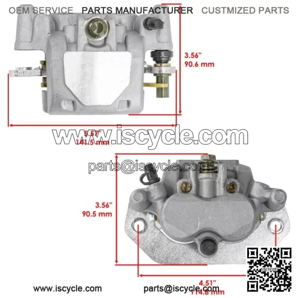 Front Left & Right Brake Caliper For Yamaha YXC700 Viking VI EPS Ranch 2020-2025 - Image 3