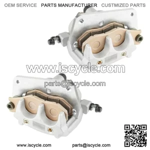 Front Left Right Brake Caliper w/ Pad for Yamaha YFZ 450 YFZ450R YFZ450X 2004-25