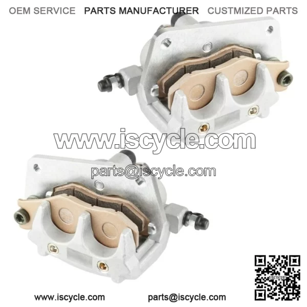 Front Left Right Brake Caliper w/ Pad for Yamaha YFZ 450 YFZ450R YFZ450X 2004-25