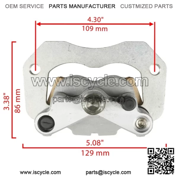 Rear Right & Left Brake Caliper Kit For Polaris General 1000 16-17 / 4 1000 2017 - Image 2