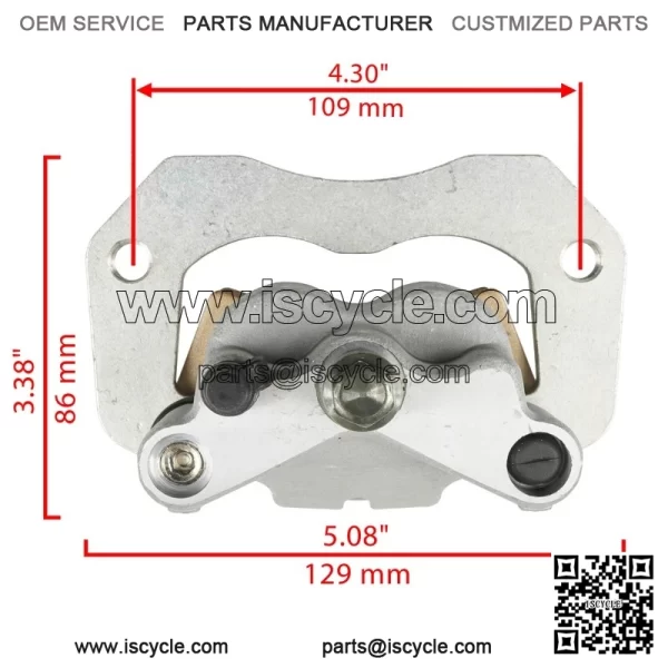 Rear Right & Left Brake Caliper Kit For Polaris General 1000 16-17 / 4 1000 2017 - Image 3
