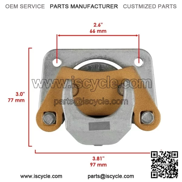 Rear Left Brake Caliper For Ranger XP 900 All Options 2014-2019 1912136 - Image 2