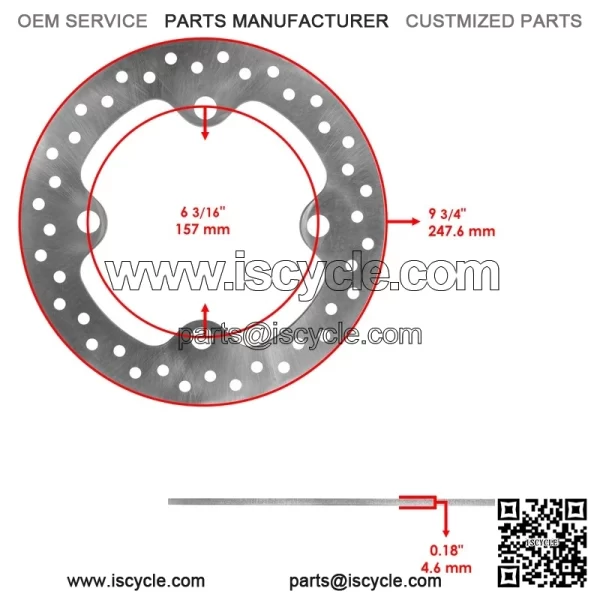 Front And Rear Brake Discs and Pads For Polaris General 1000 XP 1000 2020-2024 - Image 4
