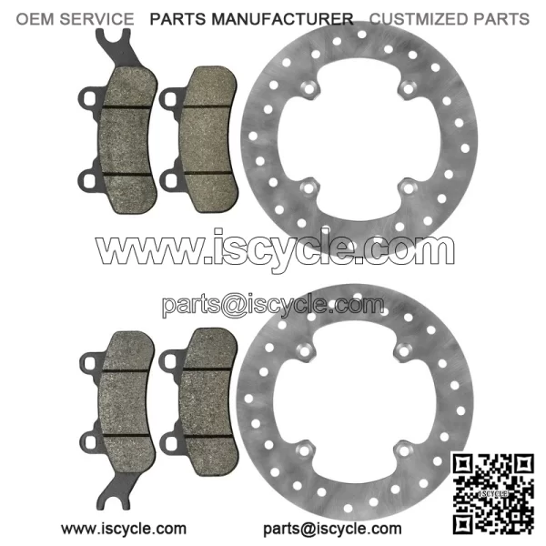 Front or Rear Brake Disc with Pads for Can-Am Defender Max HD10 2018 - 2023