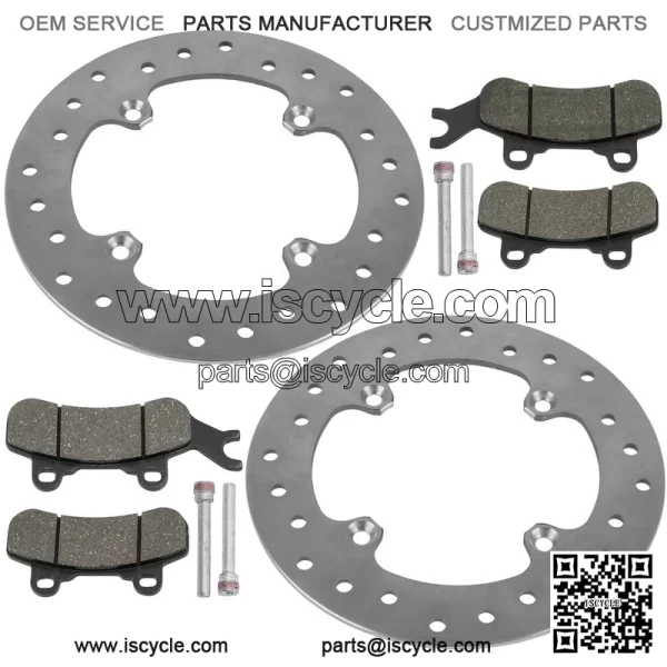 Front or Rear Brake Disc with Pads for Can-Am Defender Max HD10 2018 - 2023 - Image 5