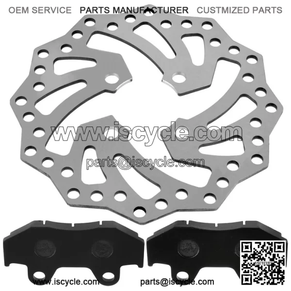 Rear Brake Disc Rotor w/ Pads fits Yamaha YFZ450R / YFZ450RSE Special 2009-2021 - Image 5