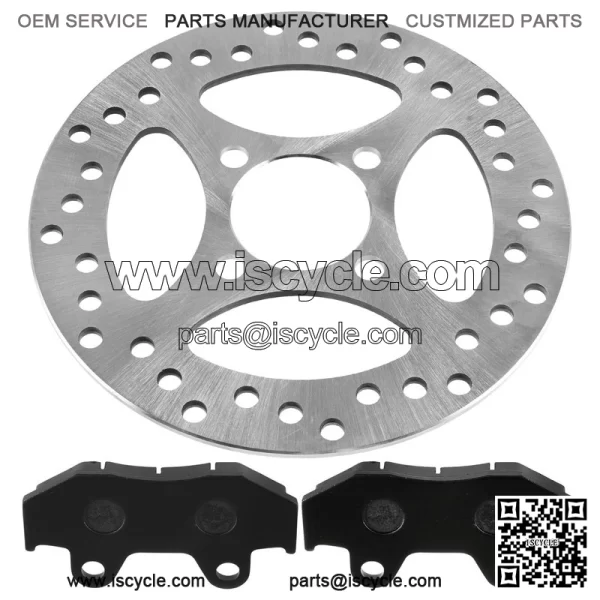 Rear Brake Disc Rotor W/ Pad For Yamaha YFZ450 2006 2007-2013 (Not For YFZ450R ) - Image 5