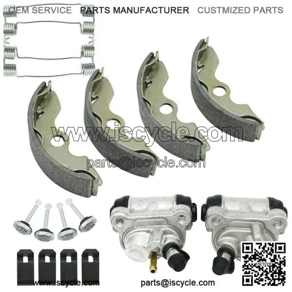 Front Brake Wheel Cylinders w/Shoes for Honda FourTrax 300 TRX300 2x4 1993-2000 - Image 5