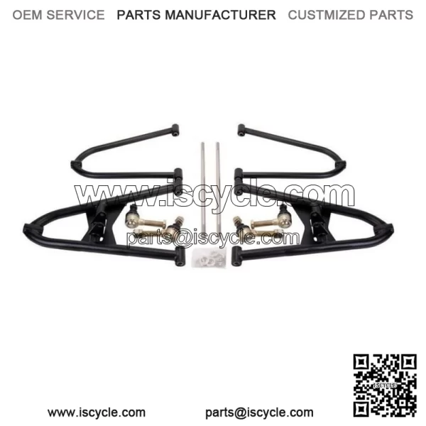 TRX 450R A Arms +2.5 +1 Chromoly Adjustable Brake lines Clamps - Image 2