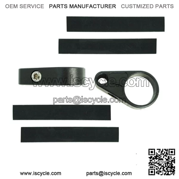 YFZ 450 YFZ 450R Banshee Blaster Brake Line Clamps Alba Racing  Black  BLC B