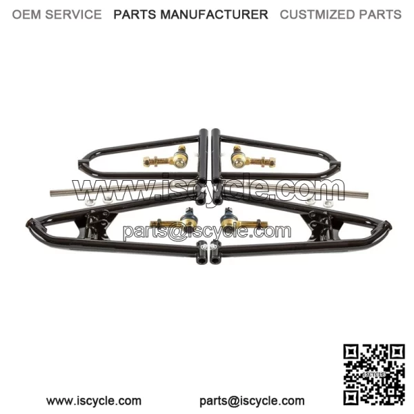 Yamaha YFZ 450  A Arms +2 +1  Chromoly  Adjustable 04 05 Brake Lines Clamps Alba - Image 2