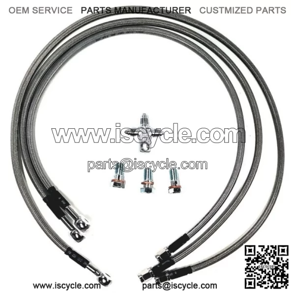 Yamaha YFZ 450  A Arms +2 +1  Chromoly  Adjustable 04 05 Brake Lines Clamps Alba - Image 3